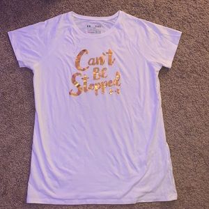 Kids under armour cotton tee, YLG